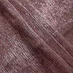 Layered Dusty Mauve Sheer Square Shimmer Stretch Tulle Fabric showing overlapping geometry, denser shimmer and translucent depth