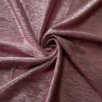 Swirl-draped Dusty Mauve Sheer Square Shimmer Stretch Tulle Fabric showing structured square reflections moving through soft folds
