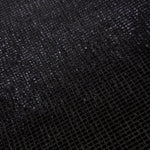 Close-up of Midnight Indigo Sheer Square Shimmer Stretch Tulle Fabric revealing the square shimmer repeat and fine transparent mesh