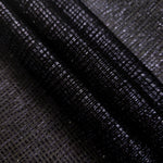 Layered Midnight Indigo Sheer Square Shimmer Stretch Tulle Fabric showing overlapping geometry, denser shimmer and translucent depth
