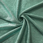Swirl-draped Sage Green Sheer Square Shimmer Stretch Tulle Fabric showing structured square reflections moving through soft folds