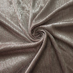 Swirl-draped Silver Red Sheer Square Shimmer Stretch Tulle Fabric showing structured square reflections moving through soft folds