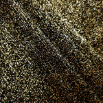 Layered Black Gold Sheer Glitter Stretch Tulle Fabric showing richer sparkle, soft depth and lightweight transparent folds