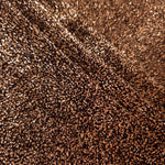 Layered Copper Bronze Sheer Glitter Stretch Tulle Fabric showing richer sparkle, soft depth and lightweight transparent folds