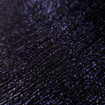 Close-up of Midnight Navy Sheer Glitter Stretch Tulle Fabric highlighting all-over glitter, fine mesh texture and airy transparency