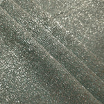 Layered Silver Sage Sheer Glitter Stretch Tulle Fabric showing richer sparkle, soft depth and lightweight transparent folds