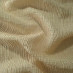 Close-up of Butter Yellow Tencel jacquard showing tonal stripe texture and light weave.