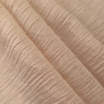 Flowing Soft Beige Tencel jacquard with fine root line texture for lined dress layers.