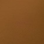 Close-up of Toffee Brown 100% mechanical polyester crepe showing fine woven texture and a silky-soft hand feel