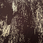 Wide shot of Chocolate Brown - Black Turkish rayon fabric for modestwear, abaya and kaftan yardage.