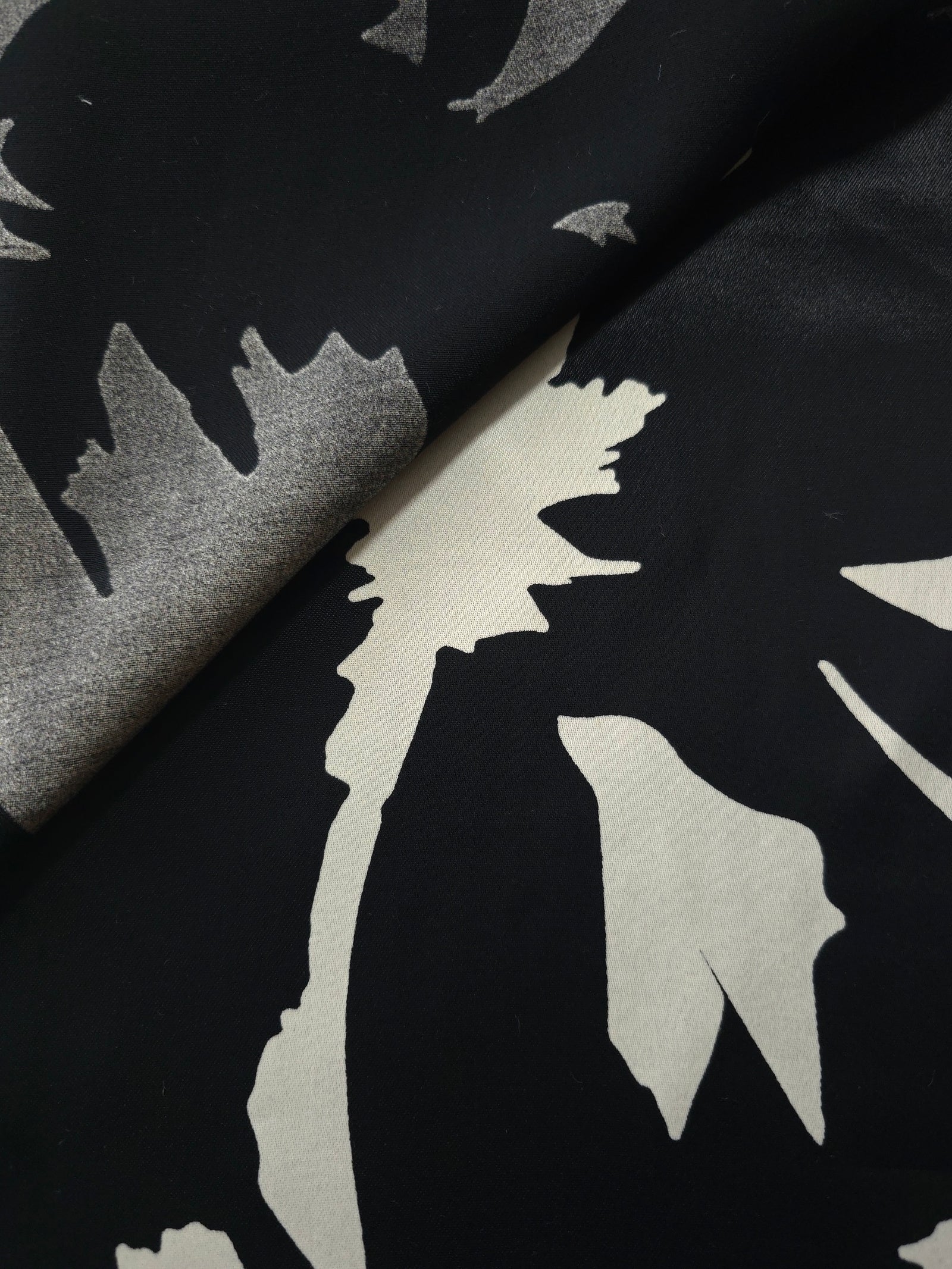 Silky Rayon Emprime Fabric
