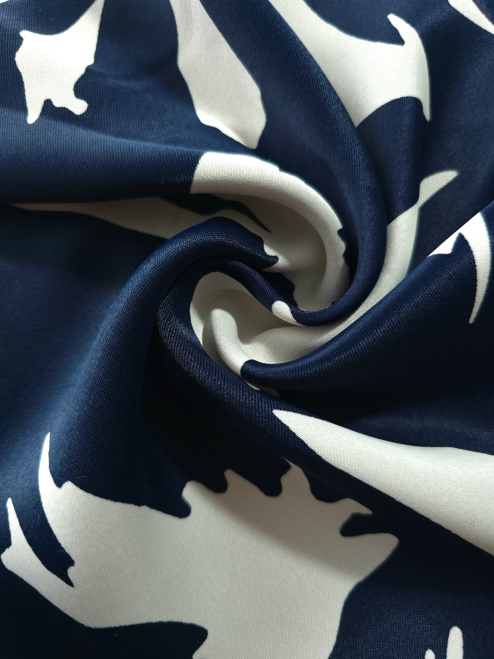 Silky Rayon Emprime Fabric