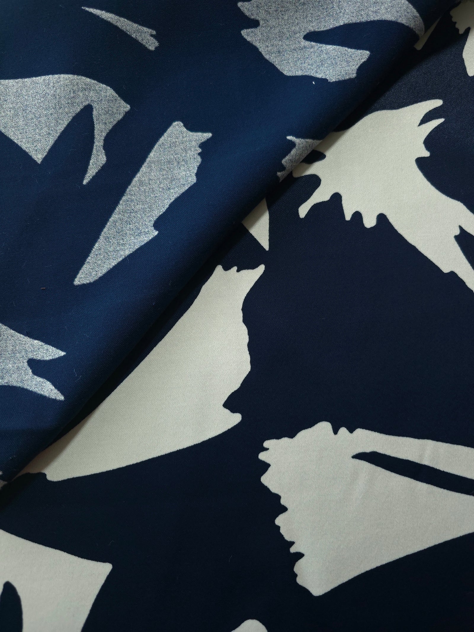 Silky Rayon Emprime Fabric