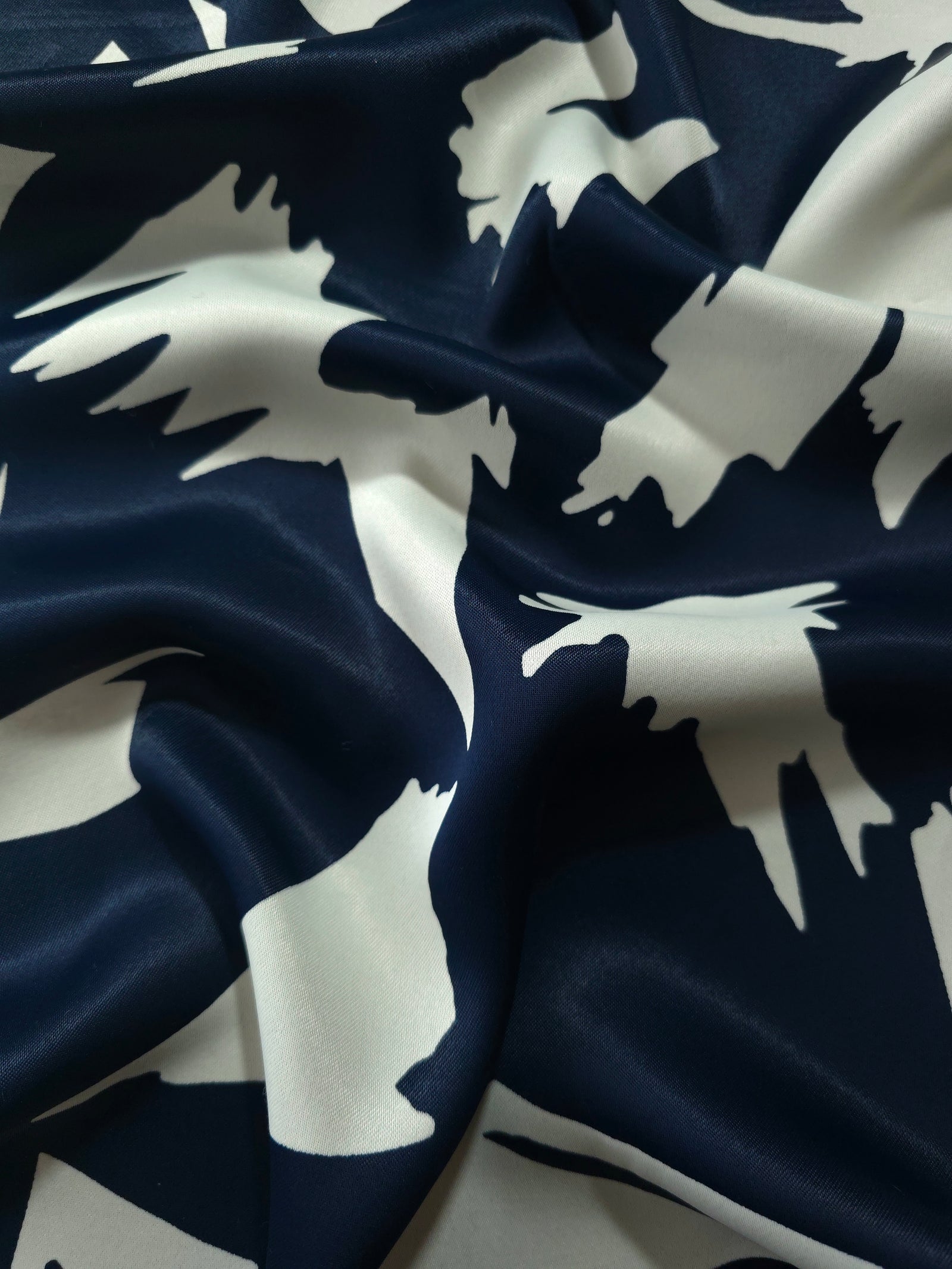Silky Rayon Emprime Fabric